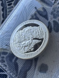 US Silver Proof Quarter Washington