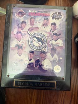 4 Florida Marlins plaques