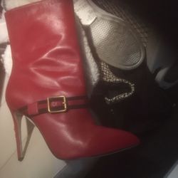 Red Gucci Boots 
