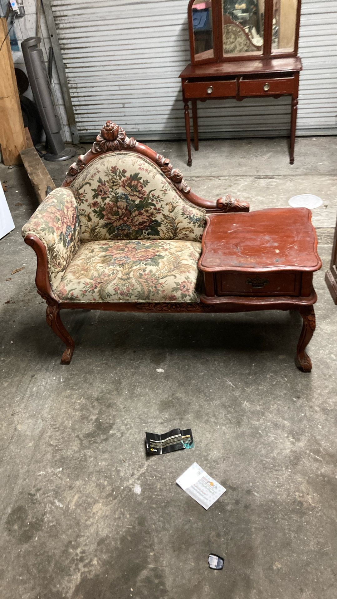 Vintage telephone chair
