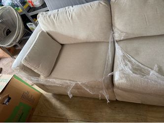 Beige modular sofa