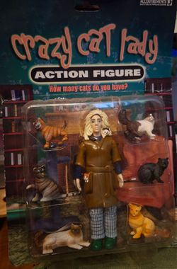 CRAZY CAT LADY ACTION FIGURE SET
