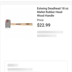 Estwing Rubber Mallet