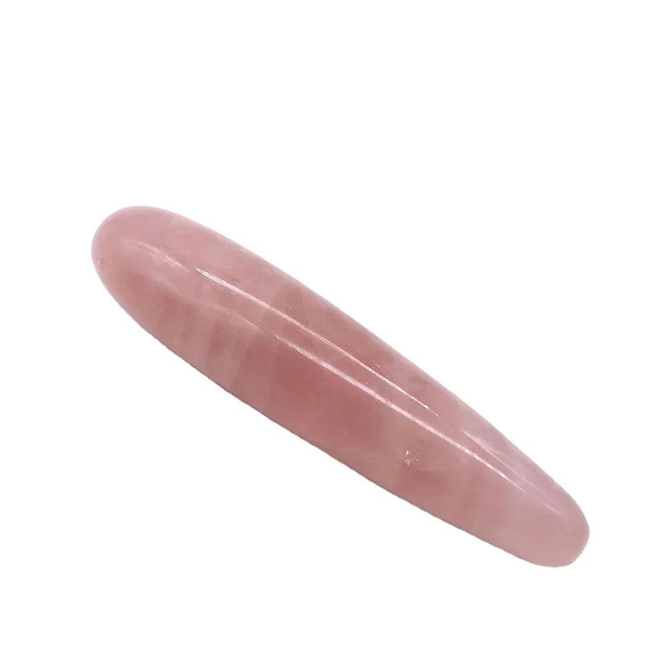 New! Natural healing rose quartz Yoni wand