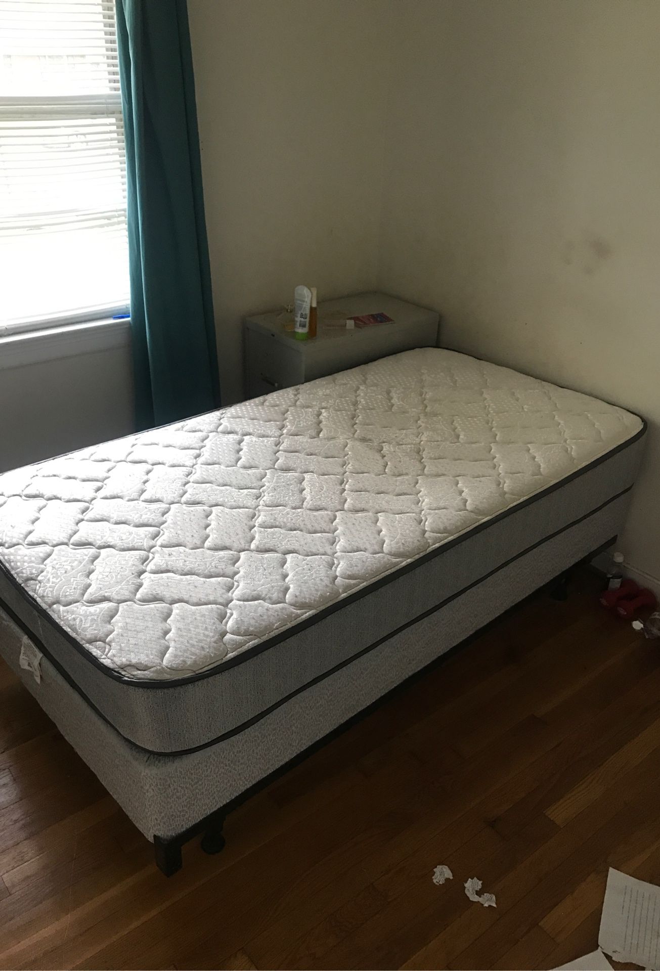 Twin size Bed, frame and box spring for sale