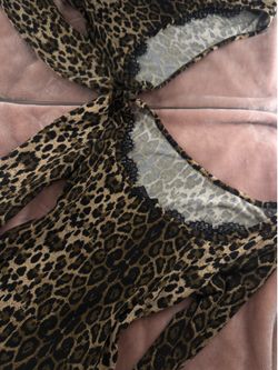 Leopard print top size S