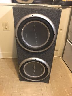 Rockford fosgate punch 12" subwoofer