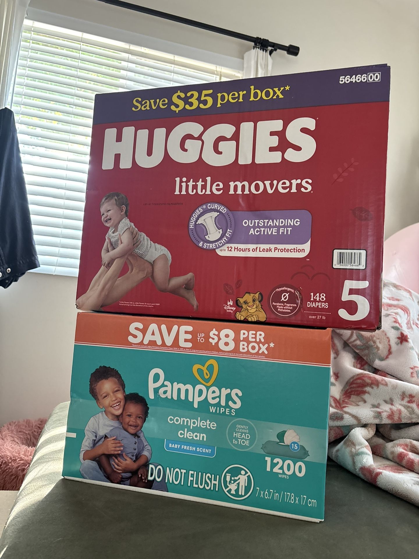 Free Diapers Size  5 