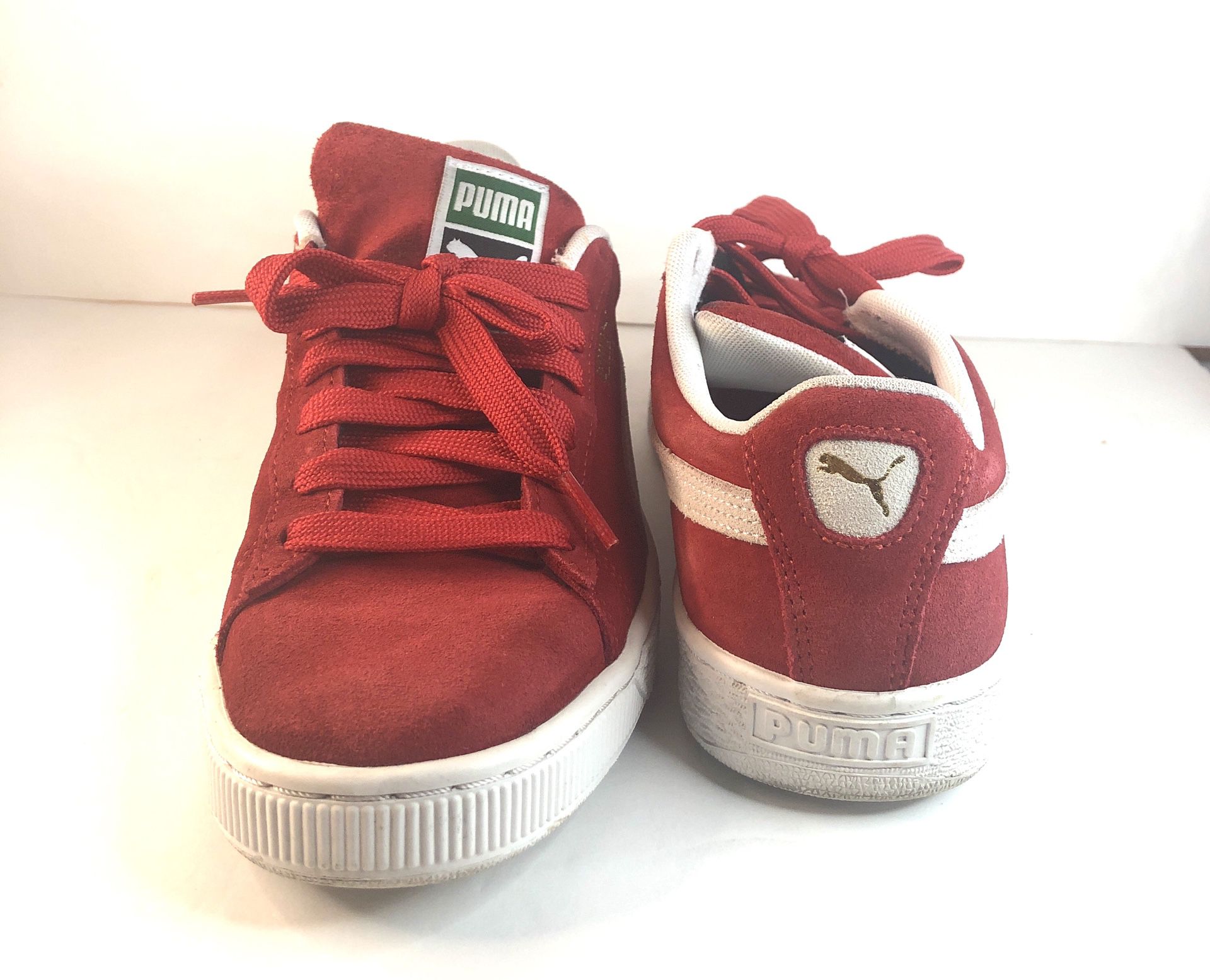 Puma Suede Classic Casual Shoes Sneakers Red Size 7.5 Men