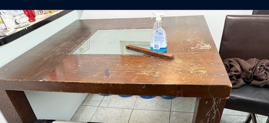 Free dining table and chairs with bench