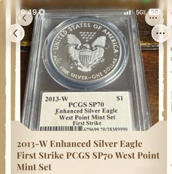 2013-W Enhanced Silver Eagle PCGS SP70 First Strike