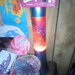 Glitter Lava Lamp Good Condition