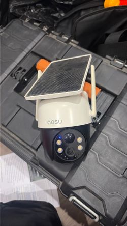 Aosu Solar powered  360 home security camera all weatherproof