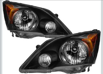 Honda CRV 2007-2011  Headlights - Black