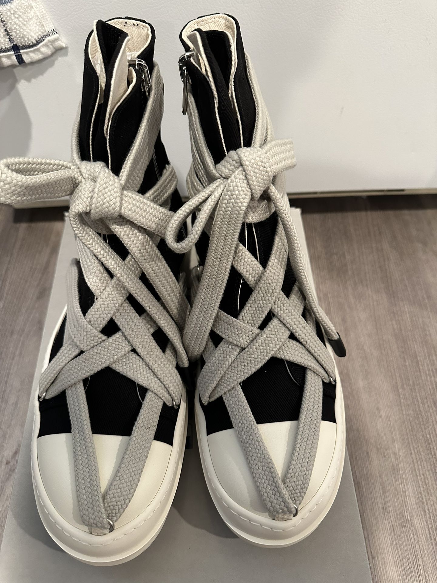 Rick Owens Jumbo Lace Hexagram Ramones Sizes 42 43 44 45