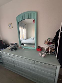 Dresser and cabinet