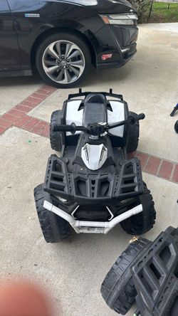 White ATV for kids