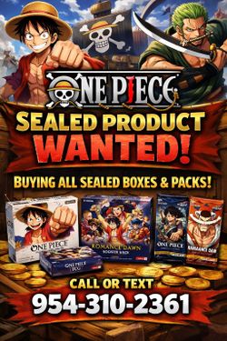 Paying cash for one piece sealed
