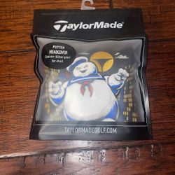 TaylorMade Ghostbusters Stay Puft Marshmallow Man Mallet Putter Headcover Black