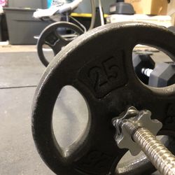 135 lb Weight Set