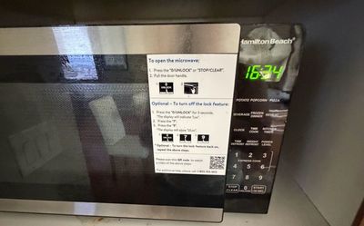 Stainless steel microwave