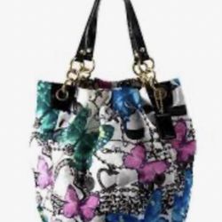 Coach Limited Edition Butterfly Hobo Purse 