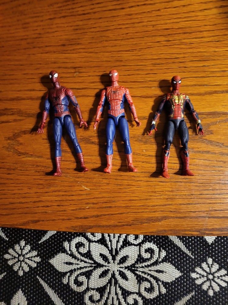 Marvel Legends Spiderman 3 Pack No Way Home