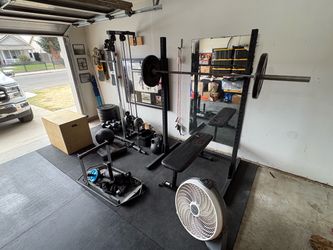 Complete Home Garage Gym