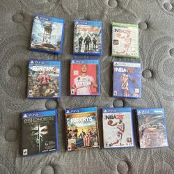 PlayStation/xbox Games 