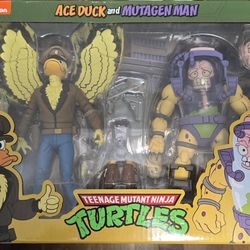 NECA TMNT Ace Duck And Mutagen Man 