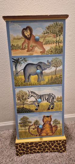 Safari themed drawer set