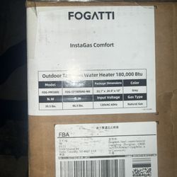 Outdoor Tankless Gas Water Heater