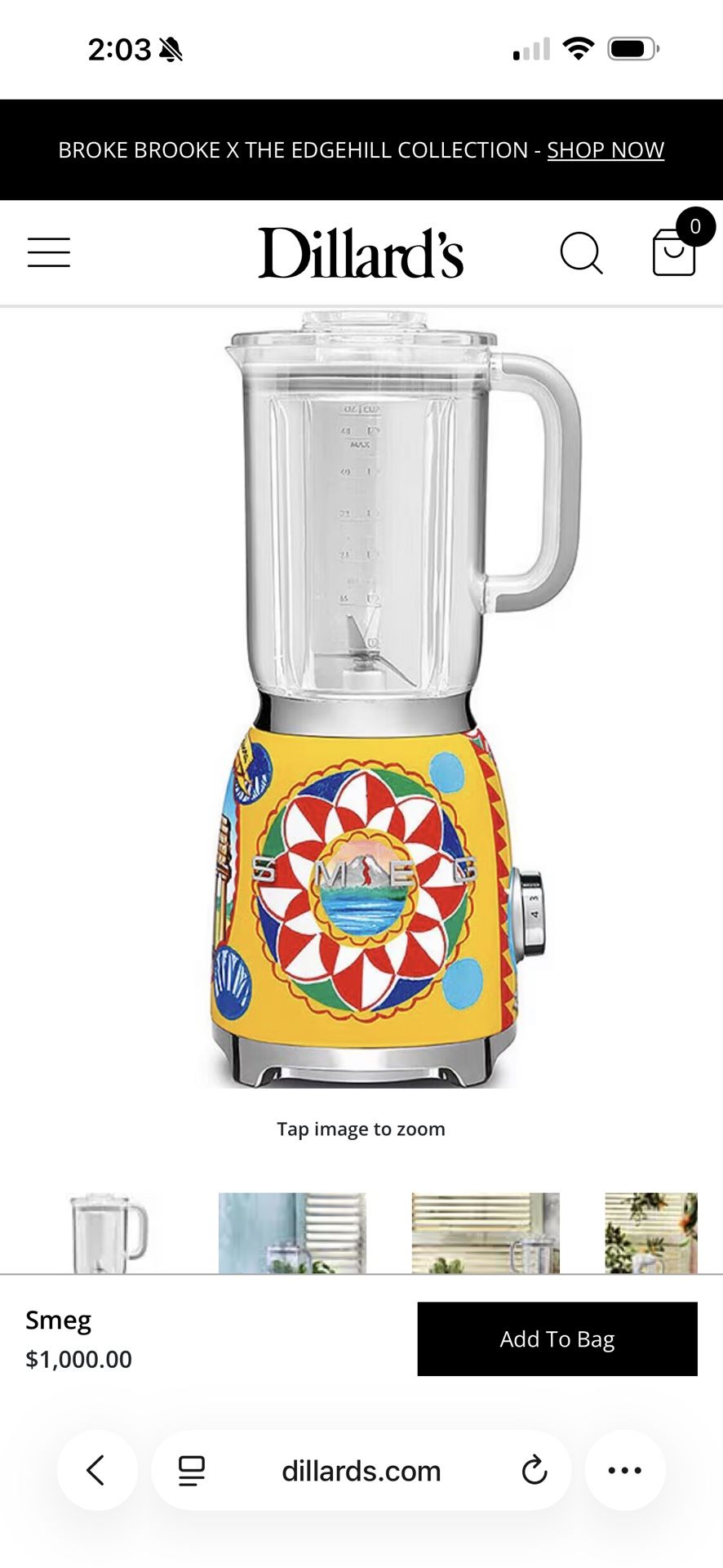 Smeg Dolce & Gabanna 