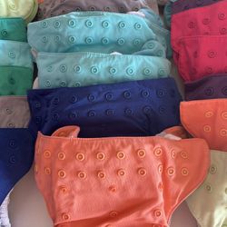 Cloth Diapers - 52 Total