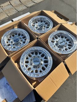 Brand New 17x8.5 KMC “235” GRENADE CRAWL BEADLOCK Wheels GMC Chevy and Dodge Ram HD 2(contact info removed) Trucks