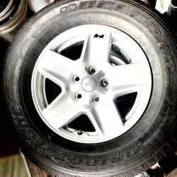 New Jeep Tires W/Rims No Sensors