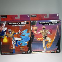 Power Ranger X Street Fighter Lightning Collection RYU And CHUN LI NIB