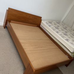 Solid Wood Super Strong Full Size Bed Frame With Great Condition 