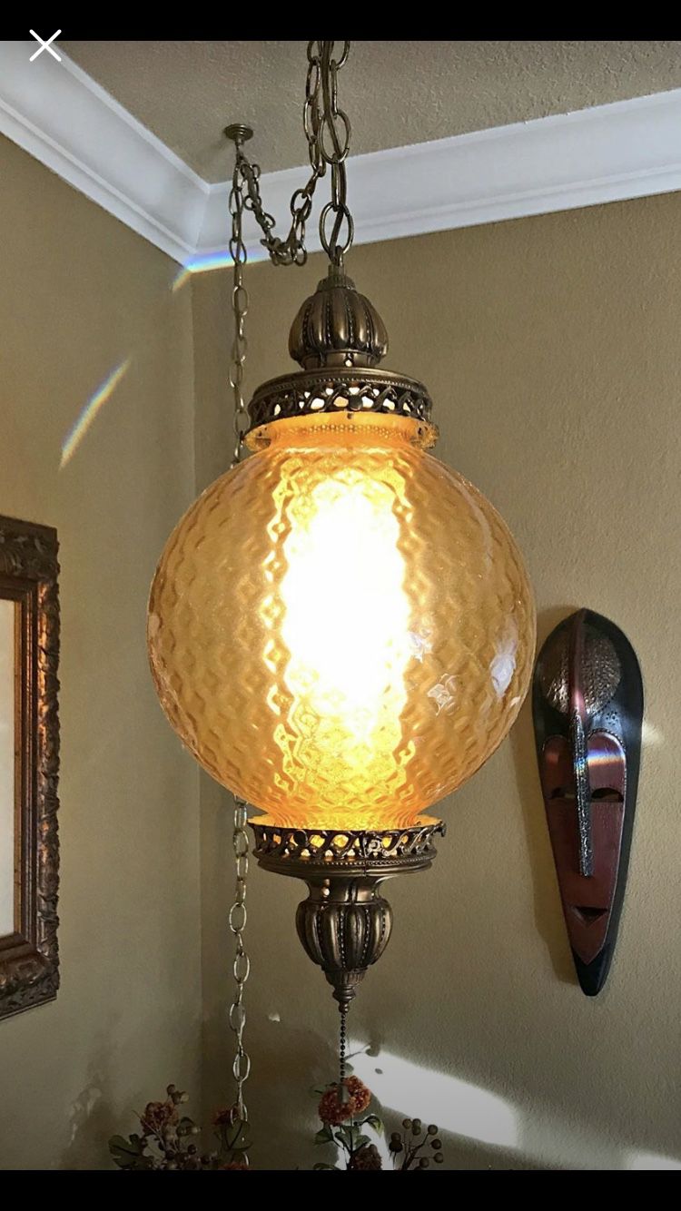 Vintage Antique Globe Light.