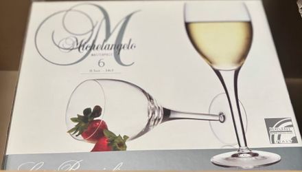 Wine Glasses - Set of 6 Boxed