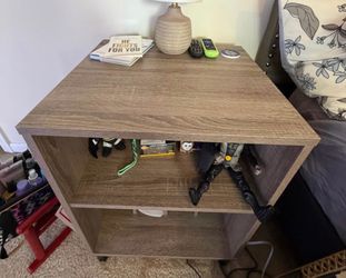 Threshold mixed media end tables