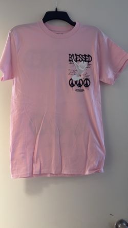 Pink "Blessed" Graphic T-Shirt