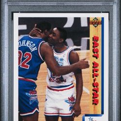 1991 Upper Deck Isiah Thomas / Magic Johnson PSA 10