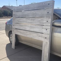 Nice Rustic Farmhouse Barn Style Queen/ Full Headboard