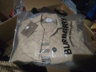 Burberry Coat Size LARGE