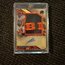 Burton. 1/1.  Rookie Patch 