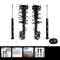 Front & Rear Complete Strut Shock for 2014-2017 Lexus CT200h