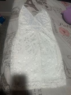 Vestido color perla