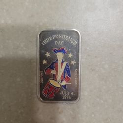 1974 Vintage 1 Oz 999 Silver Bar 