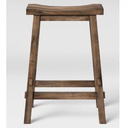 Wooden Bar Stools – Counter Height – Set of 8 (60% Off Retail Price) 